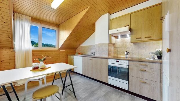 Grand appartement mansardé avec cheminée - Photo 1
