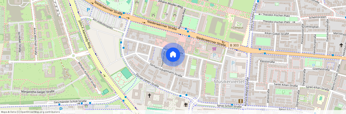 Gerhard-Hauptmann-Straße 12, 97421 Schweinfurt OT Musikerviertel