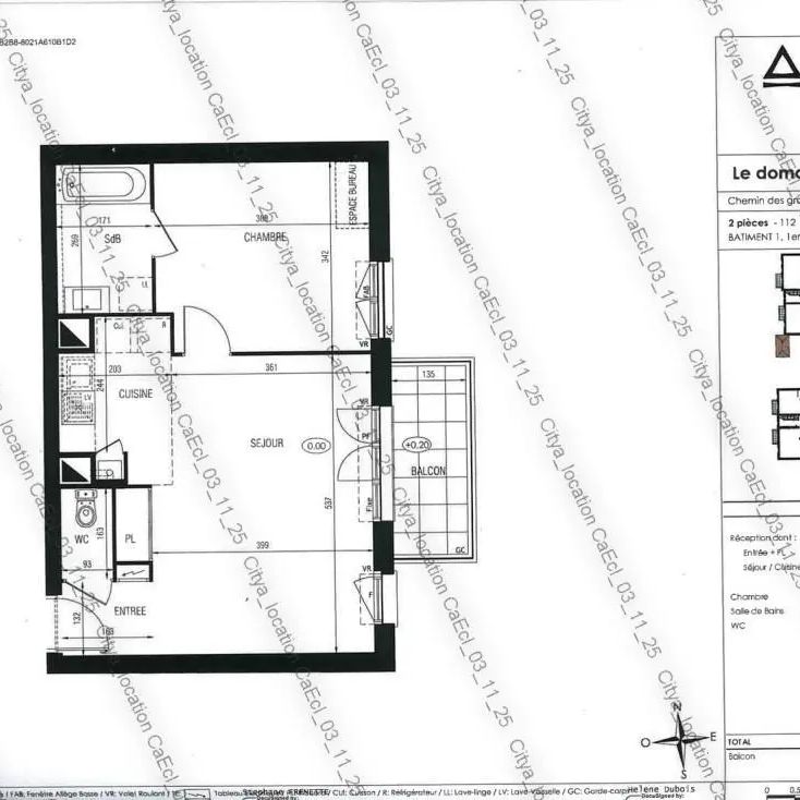 Appartement à louer 2 pièces 47.95m² - Photo 2