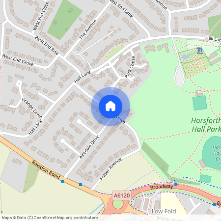 Park Drive, Horsforth, Leeds, West Yorkshire, UK, LS18