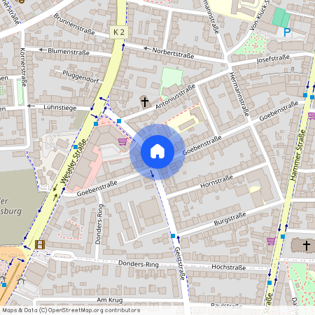 Geiststraße 15, 48151 Münster (Westfalen) - Centrum