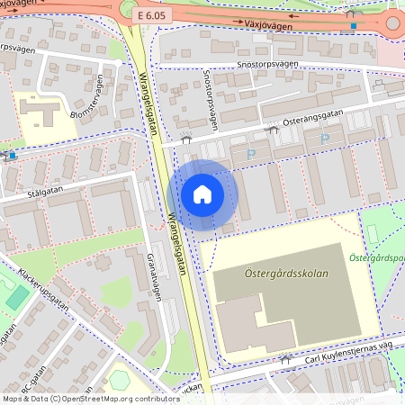 Österängsgatan, Halmstad