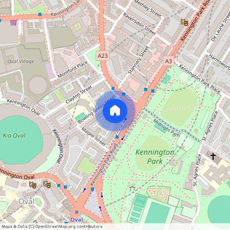 Kennington Park Road, Oval, London, SE11