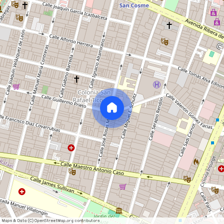Calle Guillermo Prieto 26, San Rafael, 06470 Mexico City, CMX, Mexico