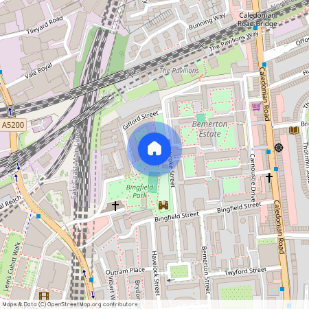 St William's Court, King's Cross, Islington, 1 Gifford Street, London, N1