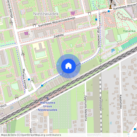 ul. Orląt Lwowskich, Niedźwiadek, Ursus, Warszawa, mazowieckie