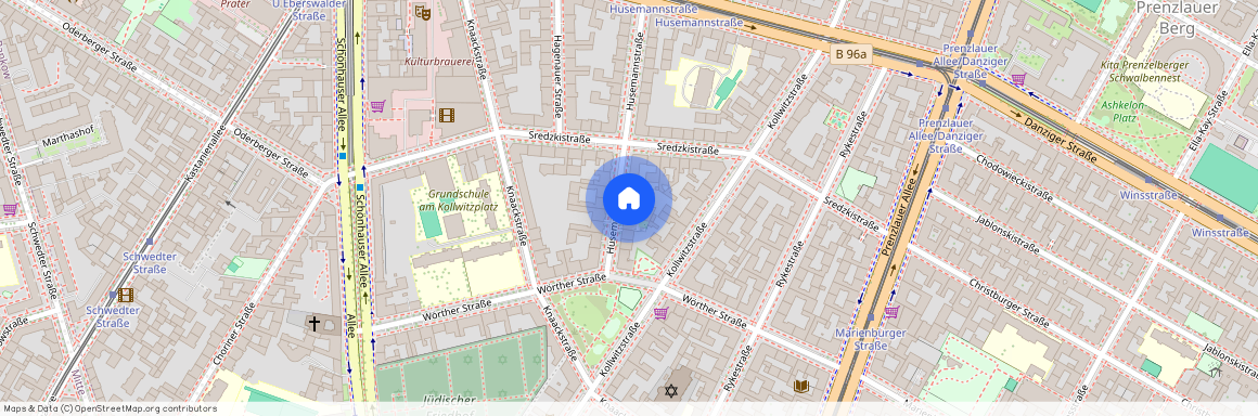 Husemanssstrasse 10, 10435 Pankow - Prenzlauer Berg