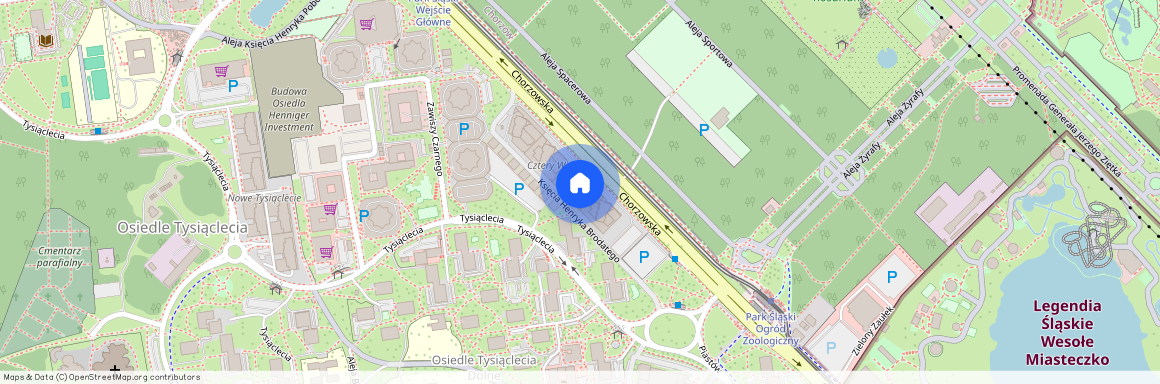 ul. Chorzowska, Osiedle Tysiąclecia, Katowice, śląskie