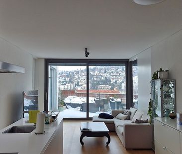 1 Zimmer-Attikawohnung in Zürich - Kreis 5 Industriequartier, möbli... - Foto 1
