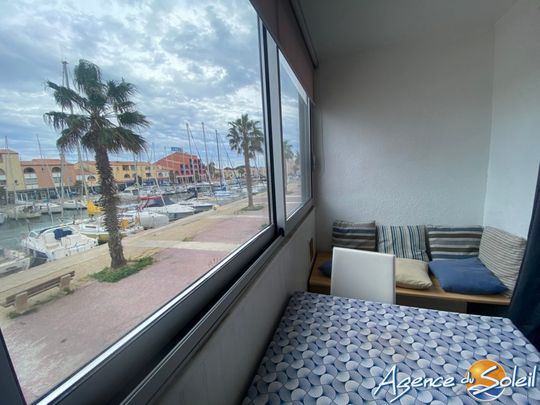 Port Leucate – Location Appartement – 22.06 m² – 530€ CC / mois - Photo 1