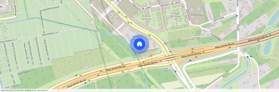 al. Aleja Polski Walczącej, Czerniaków, Mokotów, Warszawa, mazowieckie