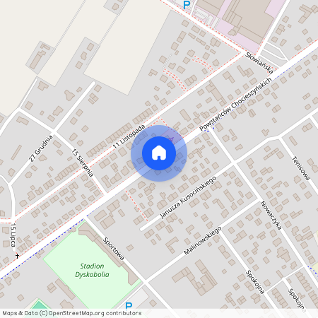 ul. Powstańców Chocieszyńskich, Grodzisk Wielkopolski, Grodzisk Wielkopolski, grodziski, wielkopolskie