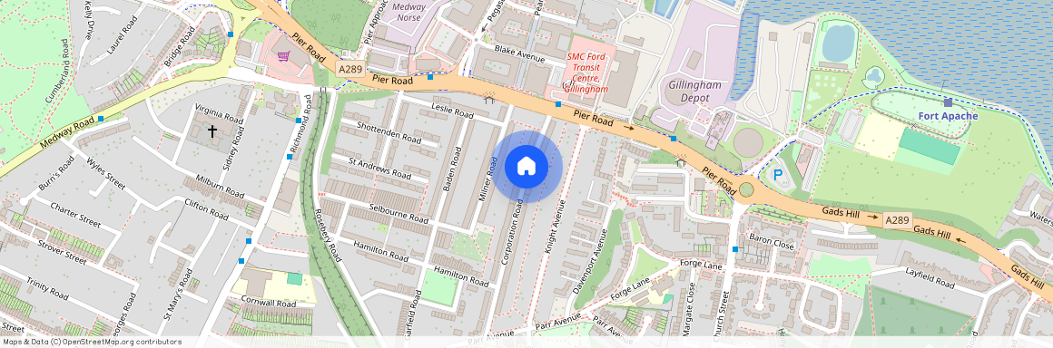 Corporation Road, Gillingham, ME7, Kent