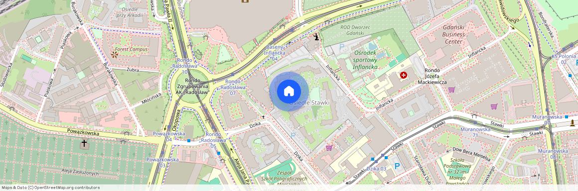 ul. Inflancka, Muranów, Śródmieście, Warszawa, mazowieckie