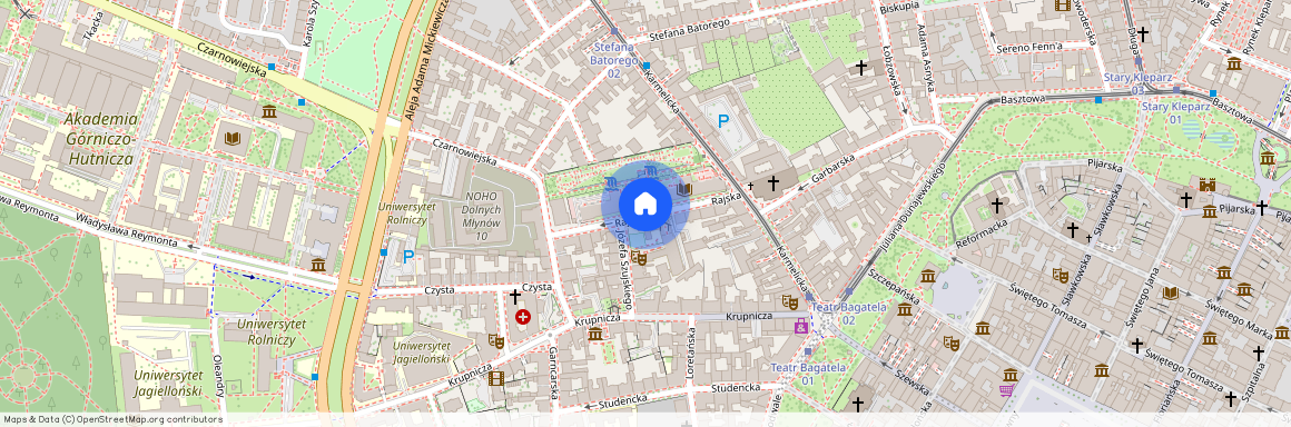 ul. Rajska, Piasek, Stare Miasto, Kraków, małopolskie