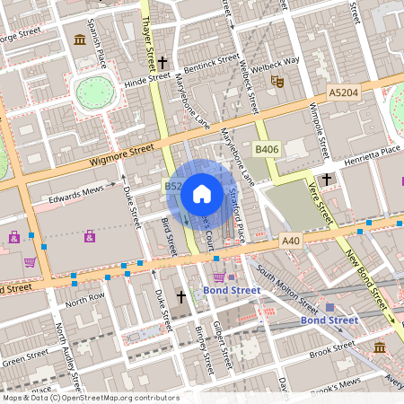 St Christopher's House, Christopher's Place, Marylebone, London, W1U