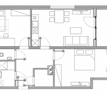 Graz-Nähe Citypark: Geförderte 3-Zimmer-Wohnung mit Loggia! - Photo 5