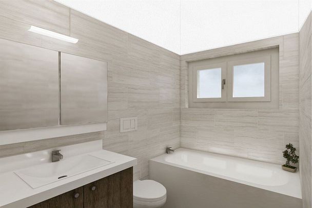 Modern, practical new row single-family house in Münchenwiler (Mittelhaus) - Photo 1