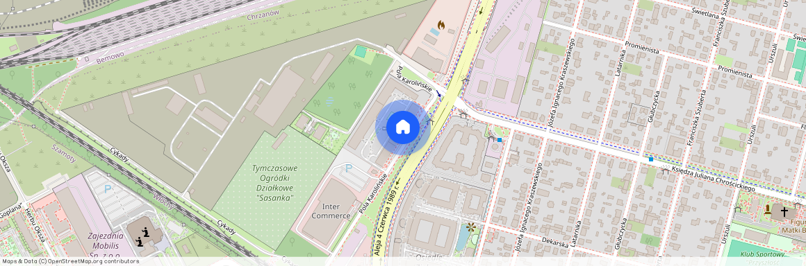 pola karolinskie 2a, Nowe Włochy, Włochy, Warszawa, mazowieckie