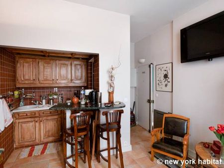 Logement à Paris, Location meublée - Studio avec Alcôve T1 - Butte-aux-cailles, Gobelins - Gare d'Austerlitz - Place d'Italie (PA-2482) - Photo 3