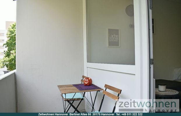 Groß-Buchholz, Nähe MHH, Balkon, Internet, perfekt möbliert - Photo 1