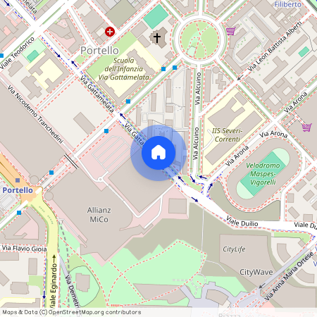 Via Erasmo Gattamelata, Włochy, Milan