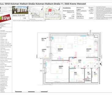 2-Zimmer-Wohnung mit Balkon, Top 17 - Foto 6