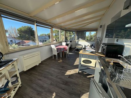 Appartement meublé T2 haut de Villa vue mer d'environ 45 m2 à louer à Carry-le-Rouet, - Photo 4