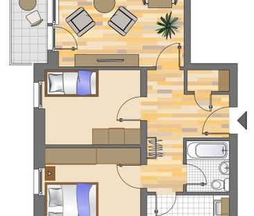 3-Zimmer-Wohnung in Siegen Dillnhütten - Foto 3