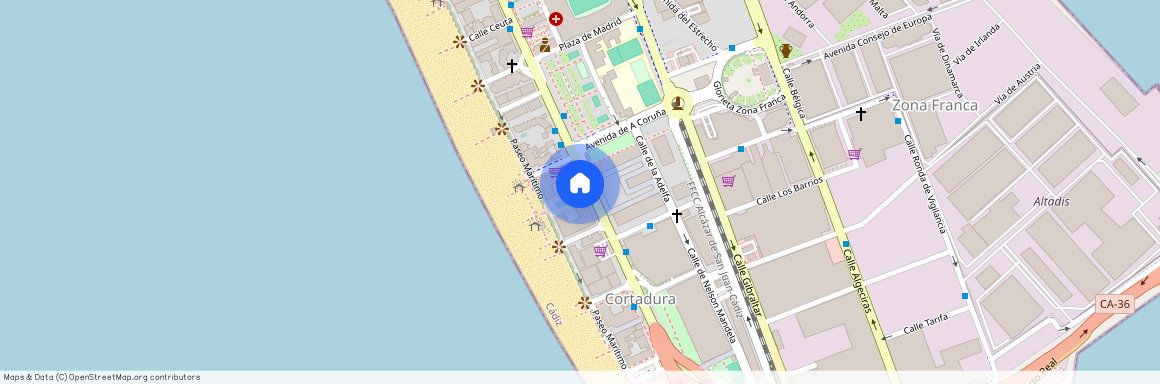 Playa Victoria - Paseo Marítimo, Cádiz