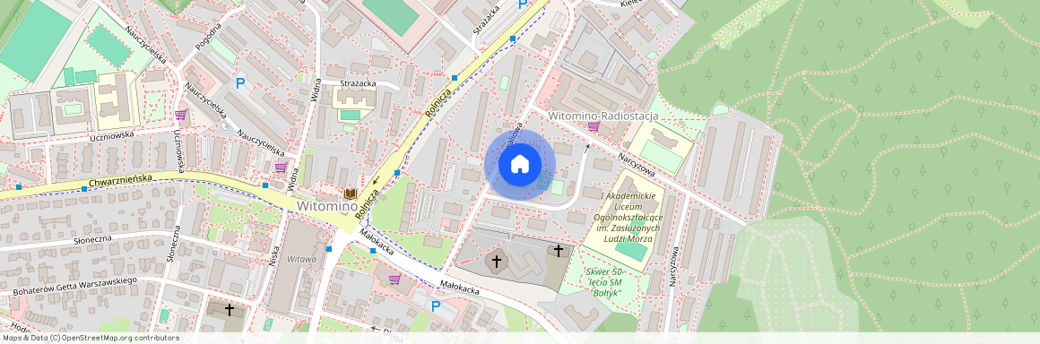 ul. Konwaliowa, Witomino-Radiostacja, Gdynia, pomorskie