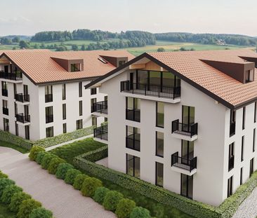 2.5, standing supérieur, 2ème étage, douche, balcon, cuisine avec îlot - Foto 1
