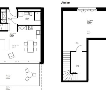 1.5 pièce neuf avec atelier au sous-sol - A20-002 - Photo 4