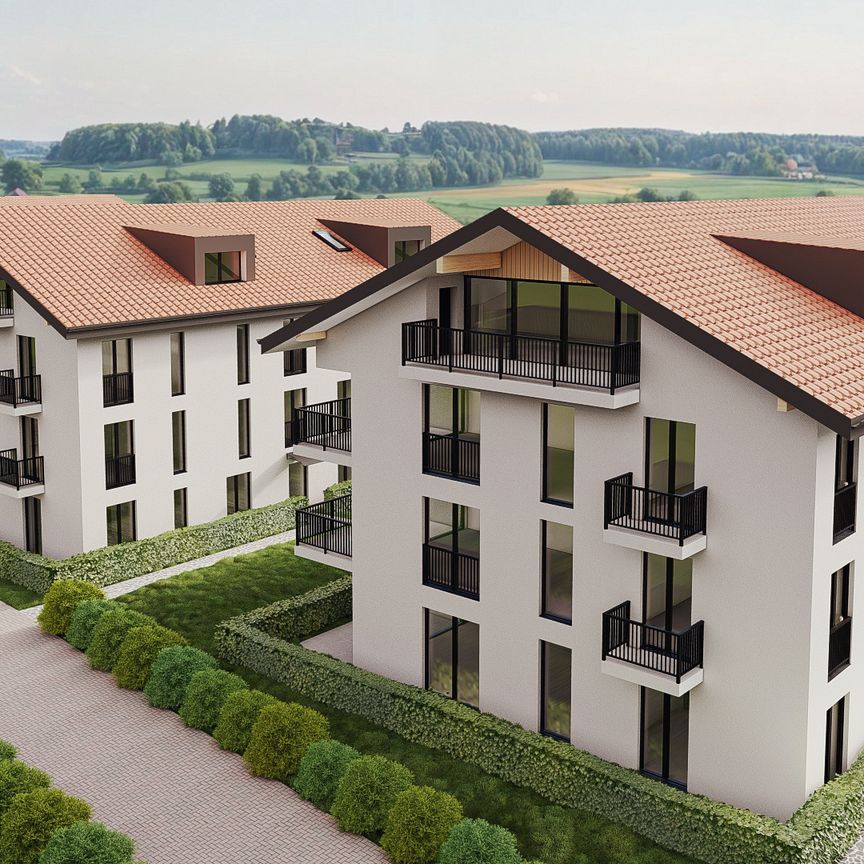 2.5, standing supérieur, 2ème étage, douche, balcon, cuisine avec îlot - Foto 1