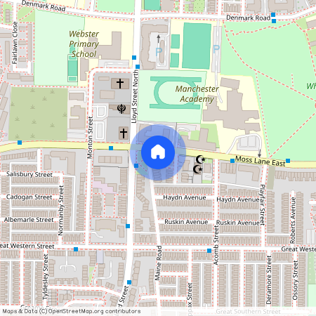 MOSS LANE, Manchester M14