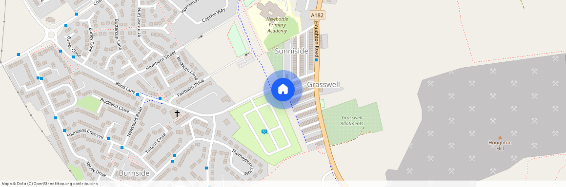 2 bed terraced house to rent in DH4