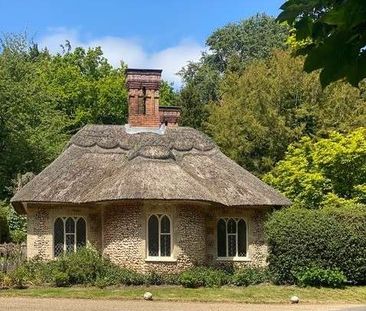 Attractive single-storey grade 2 listed flint and thatch cottage wh... - Photo 1