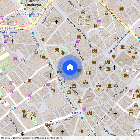 Carrer de la Portaferrissa 16, 1º 4ª, 08002 Barcelona, Barri Gòtic, Ciutat Vella, Eixample