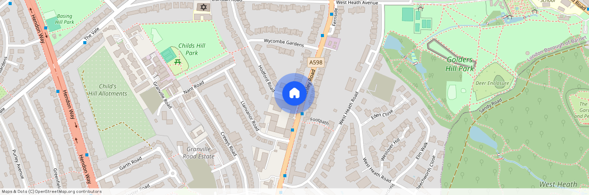 Hodford Road, Golders Green NW11 (with large private balcony), Golders Green  (With Large Private Balcony)