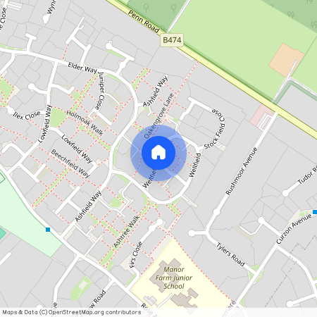 Wellfield, Hazlemere, High Wycombe, Buckinghamshire, HP15 7TJ