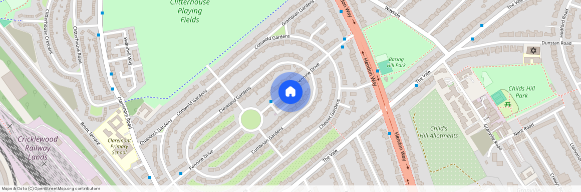 Pennine Mansions, Pennine Drive, NW2