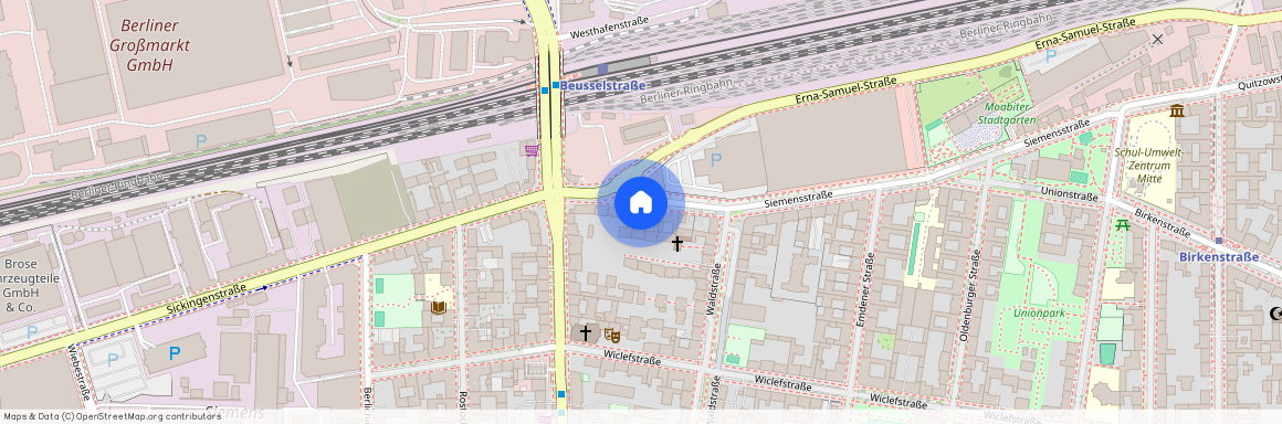 Siemensstraße 5, 10551 Berlin - Mitte