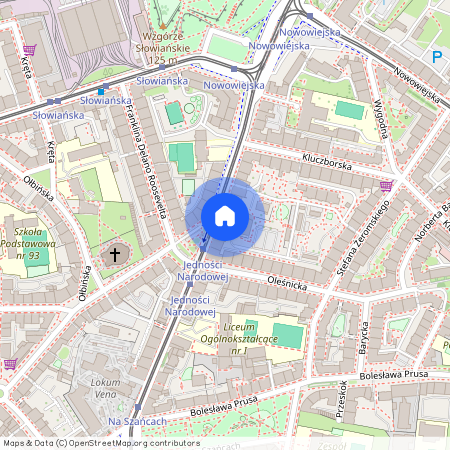 ul. Jedności Narodowej, Ołbin, Śródmieście, Wrocław, dolnośląskie