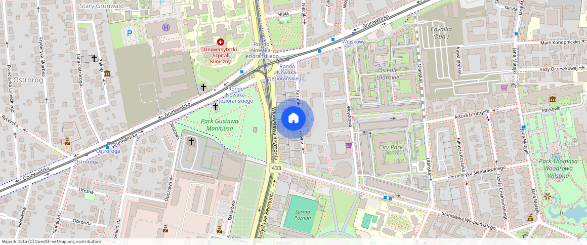 Poznań Grunwald, Kazimiery Iłłakowiczówny