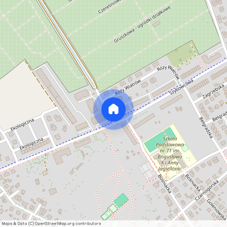 ul. Szybowcowa, Dąbie, Prawobrzeże, Szczecin, zachodniopomorskie