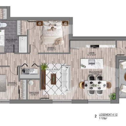 4 1/2 À LOUER-CRABTREE ( JOLIETTE ) - APPARTEMENT À LOUER - Photo 1