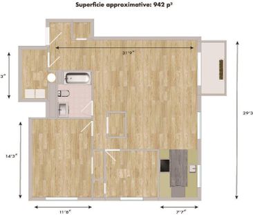 2 CH - 1 SDB - Montréal - $1,700 /mo - Photo 1