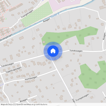 Tutviksvägen, Vendelsö