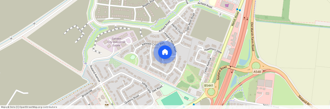 at Nationwide, 12 Johnnie Johnson Court CH5, Deeside
