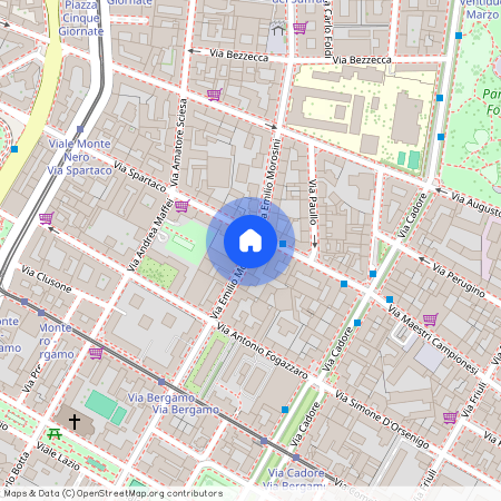 Via Emilio Morosini, Włochy, Milan